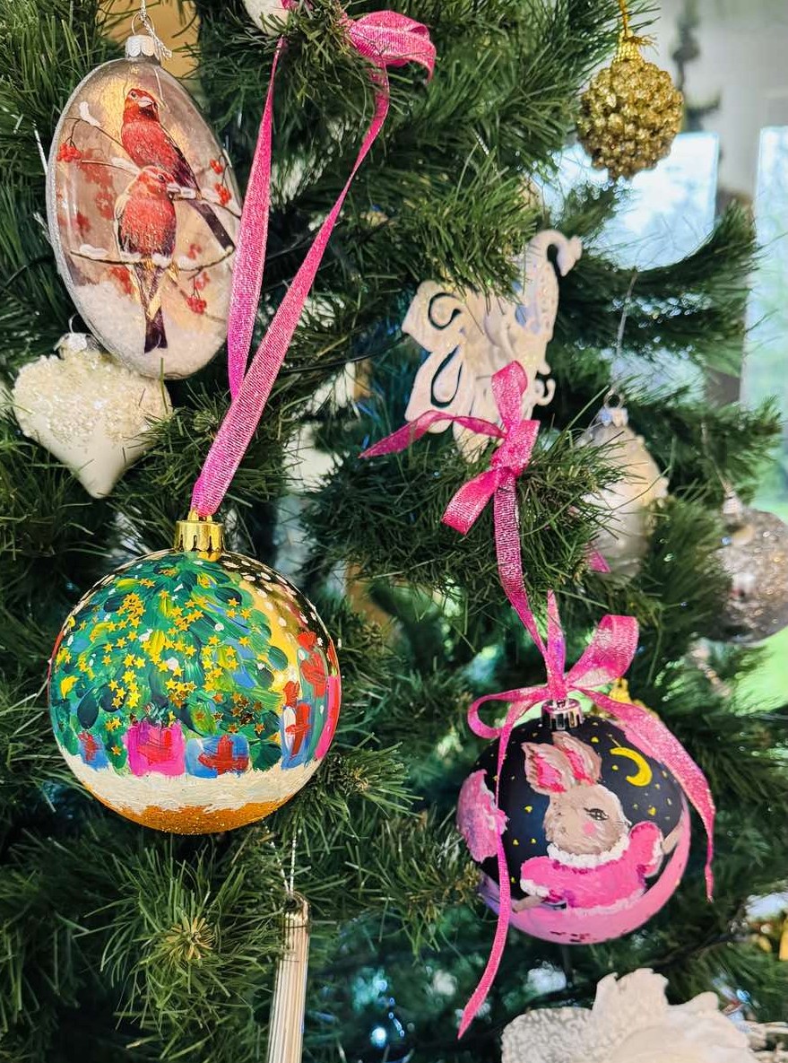 Майстер-клас «Різдвяна куля»